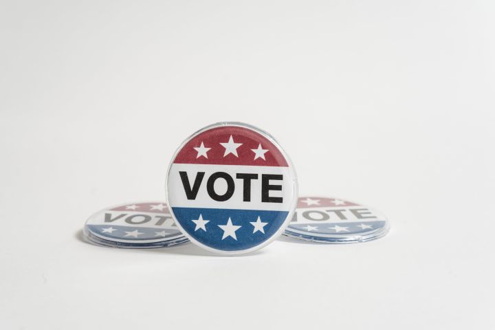 Vote Pin-Back Buttons